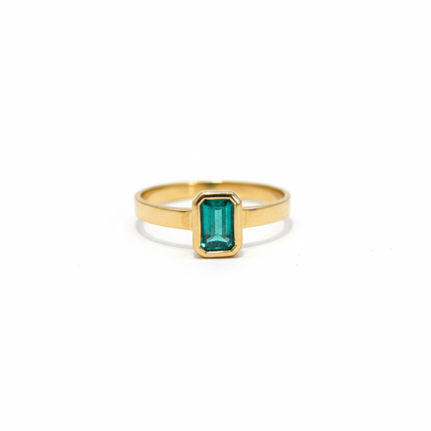 Anillo Emerald Frame
