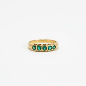 Anillo Constelación Esmeralda