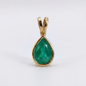 Dije Lagrima Biselada Oro 18k