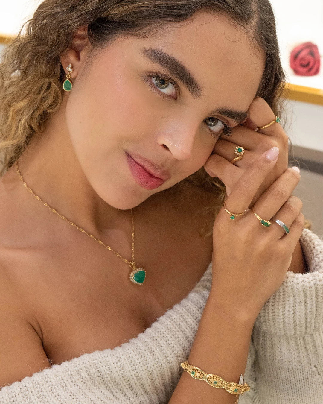 Colombia Emerald — piece and workshop